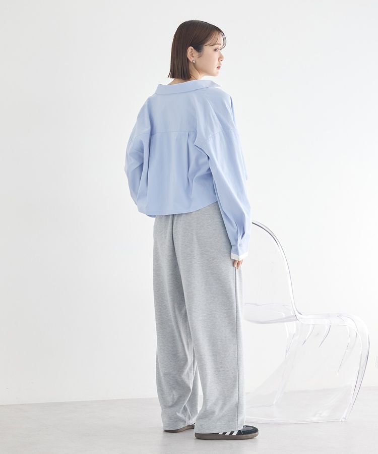 earth music&ecology「パイピングショートシャツ」|シャツ・ブラウス|