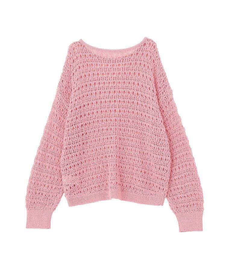 earth music&ecology「メッシュニットプルオーバー」|ニット・セーター|