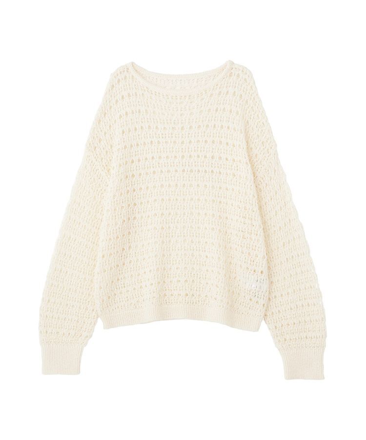 earth music&ecology「メッシュニットプルオーバー」|ニット・セーター|