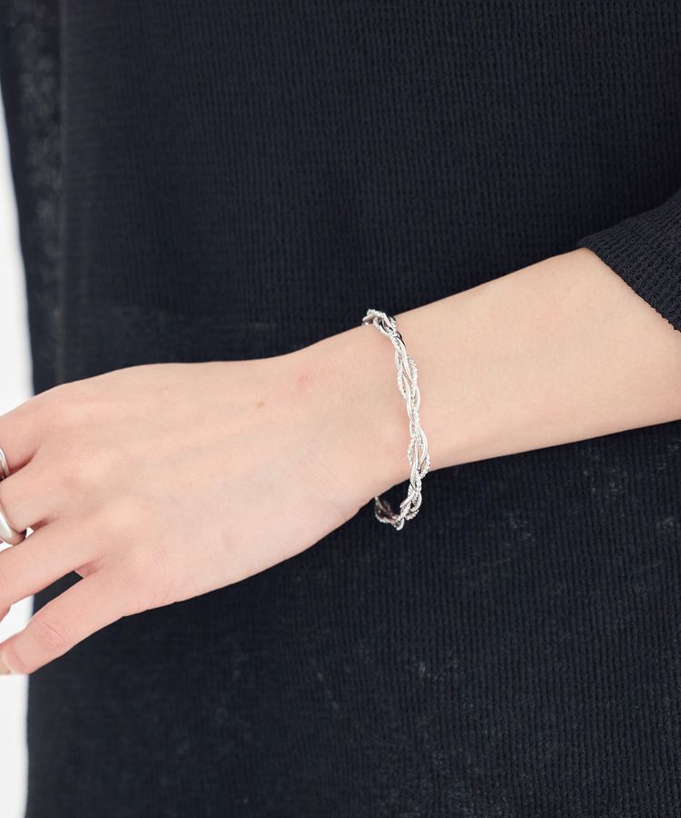 earth music&ecology「ウェイビーメタルバングル」|ブレスレット・バングル|