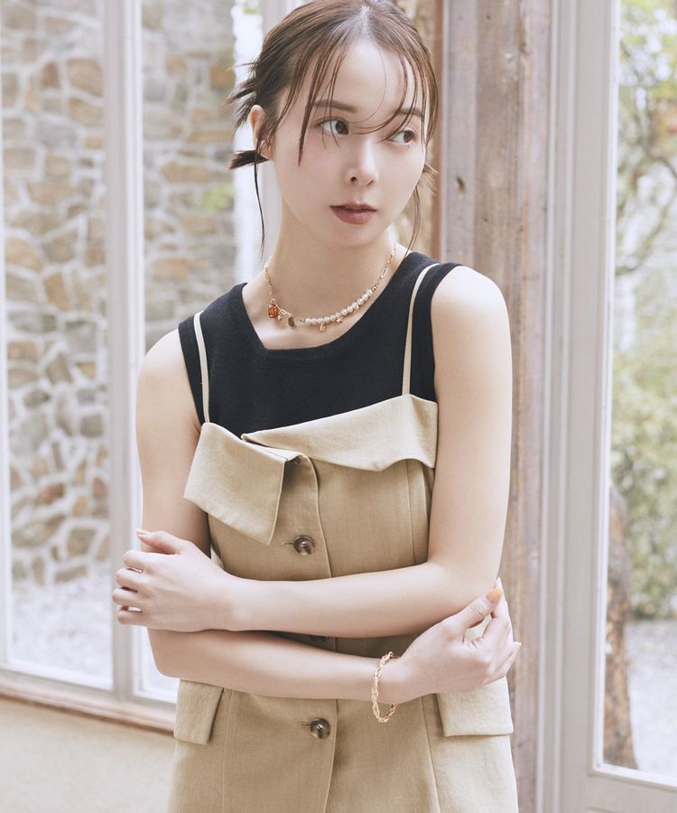 earth music&ecology「ウェイビーメタルバングル」|ブレスレット・バングル|