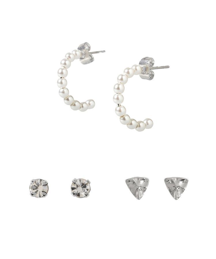 earth music&ecology「【3SET】デイリーピアス」|ピアス|