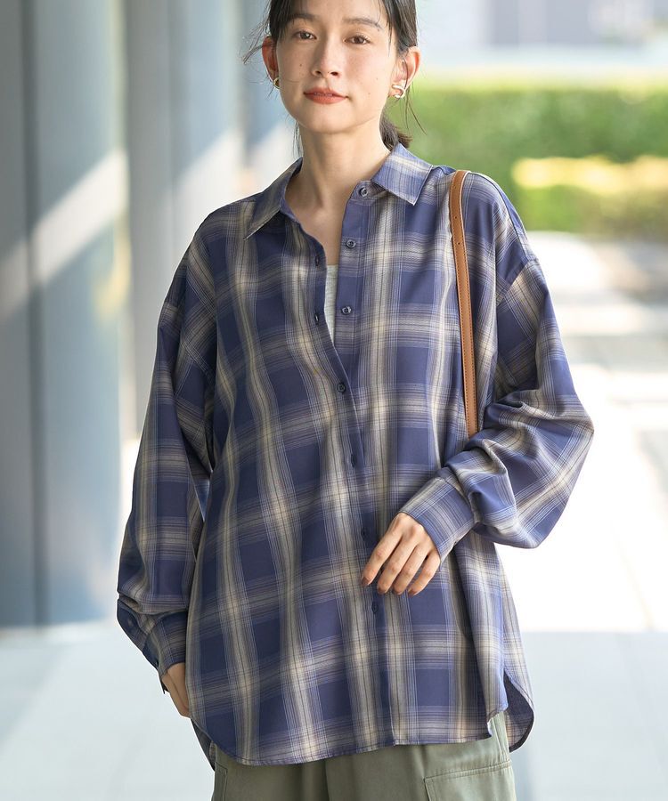 AMERICAN HOLIC「イージーケアチェックシャツ【360&deg;着こなしシャツ】」|シャツ・ブラウス|