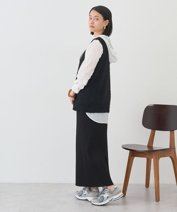 AMERICAN HOLIC「ダブルZIPシャギーニットベスト」|ベスト・ジレ|