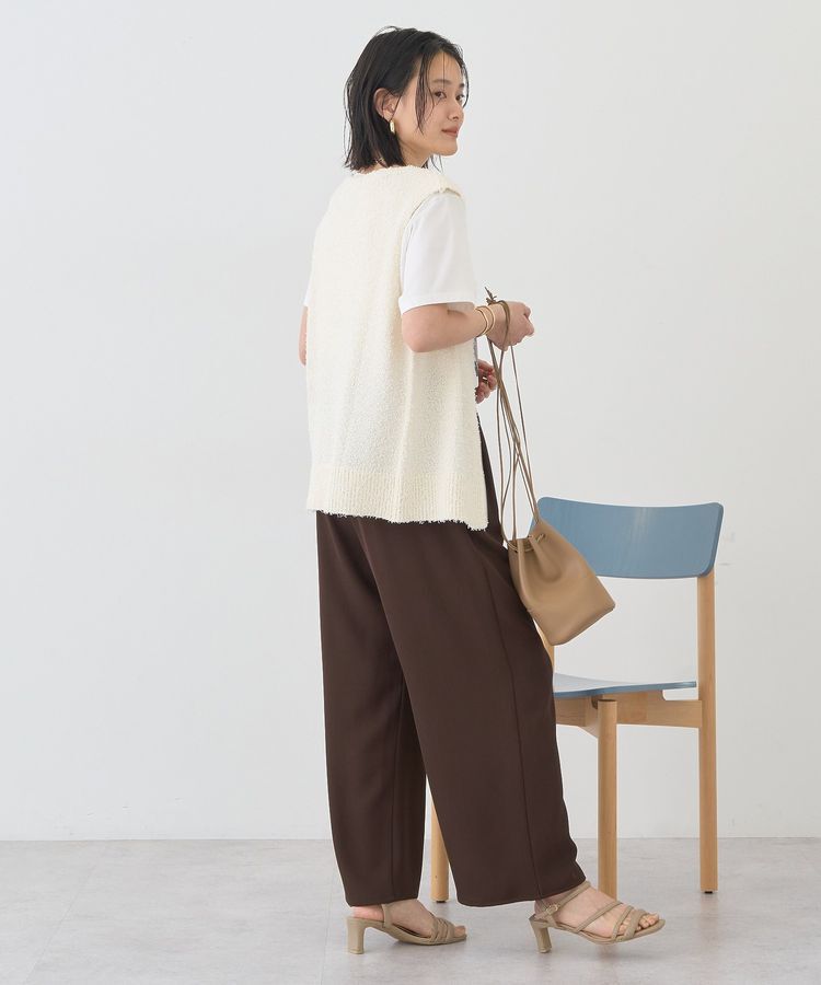 AMERICAN HOLIC「ダブルZIPシャギーニットベスト」|ベスト・ジレ|