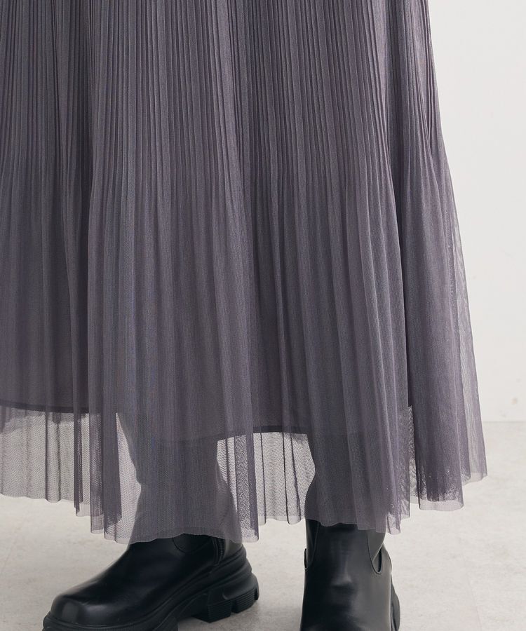 Green Parks「ラメチュールプリーツスカート」|スカート|