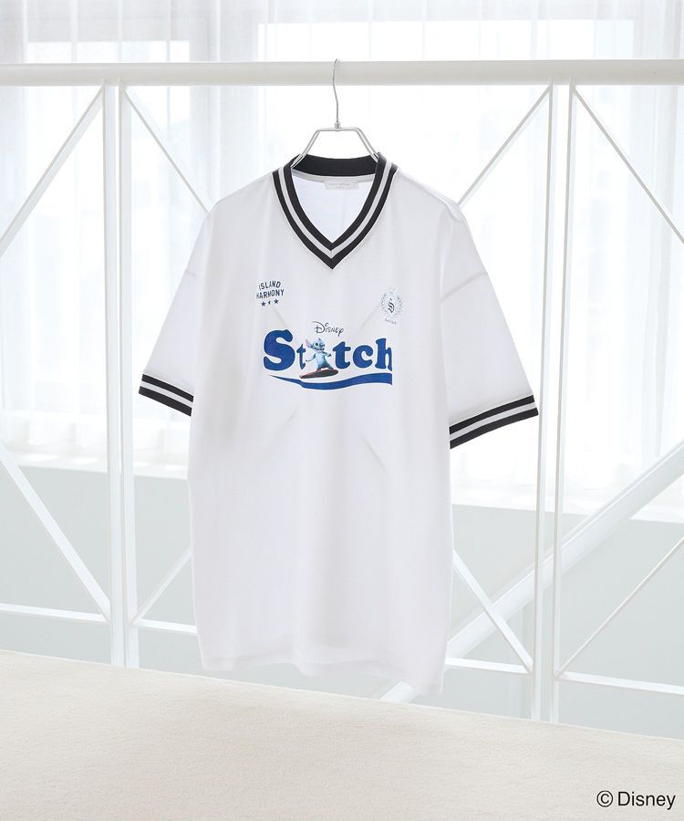 Green Parks「スティッチ/ゲームTシャツ」|Tシャツ・カットソー|White