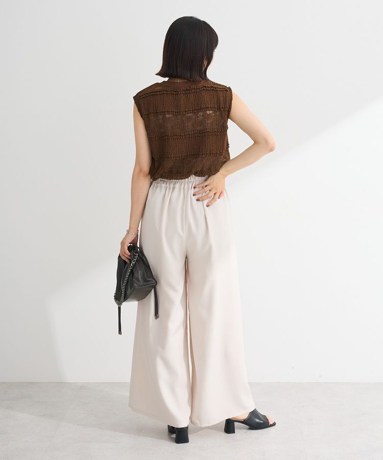 Green Parks「・SUGAR SPOON フリルレースノースリーブ」|Tシャツ・カットソー|