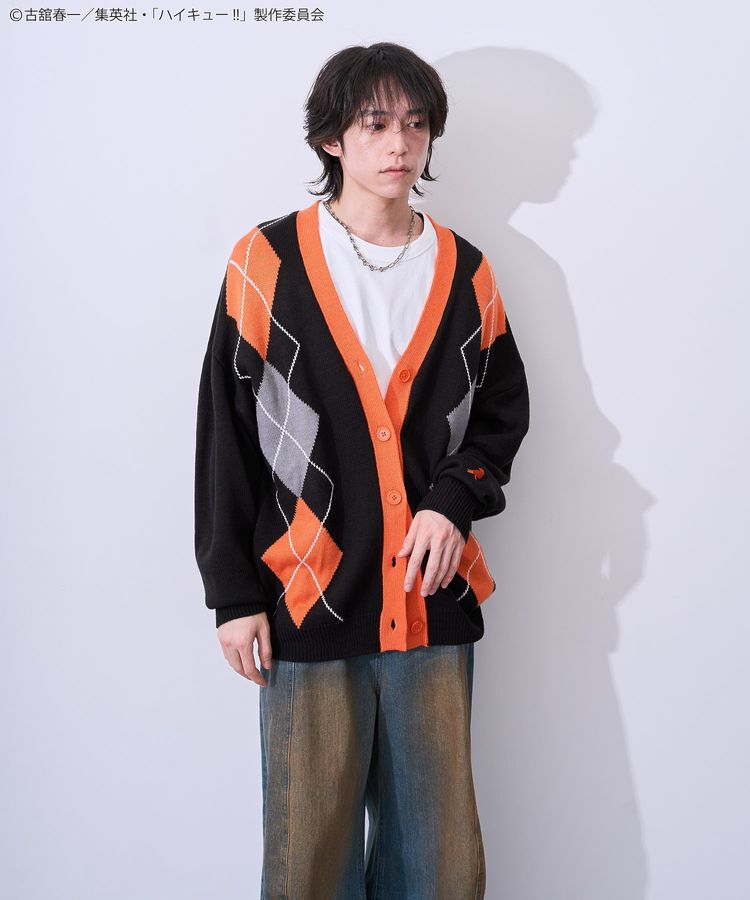 Green Parks「ハイキュー!! アーガイルカーディガン」|カーディガン|