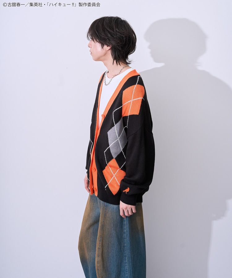 Green Parks「ハイキュー!! アーガイルカーディガン」|カーディガン|