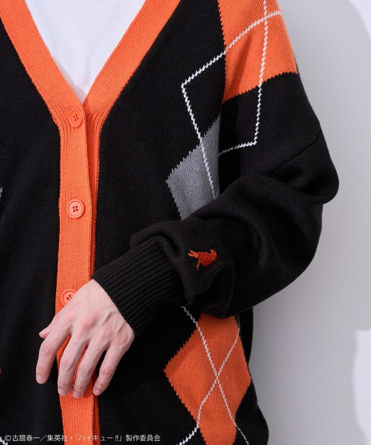 Green Parks「ハイキュー!! アーガイルカーディガン」|カーディガン|