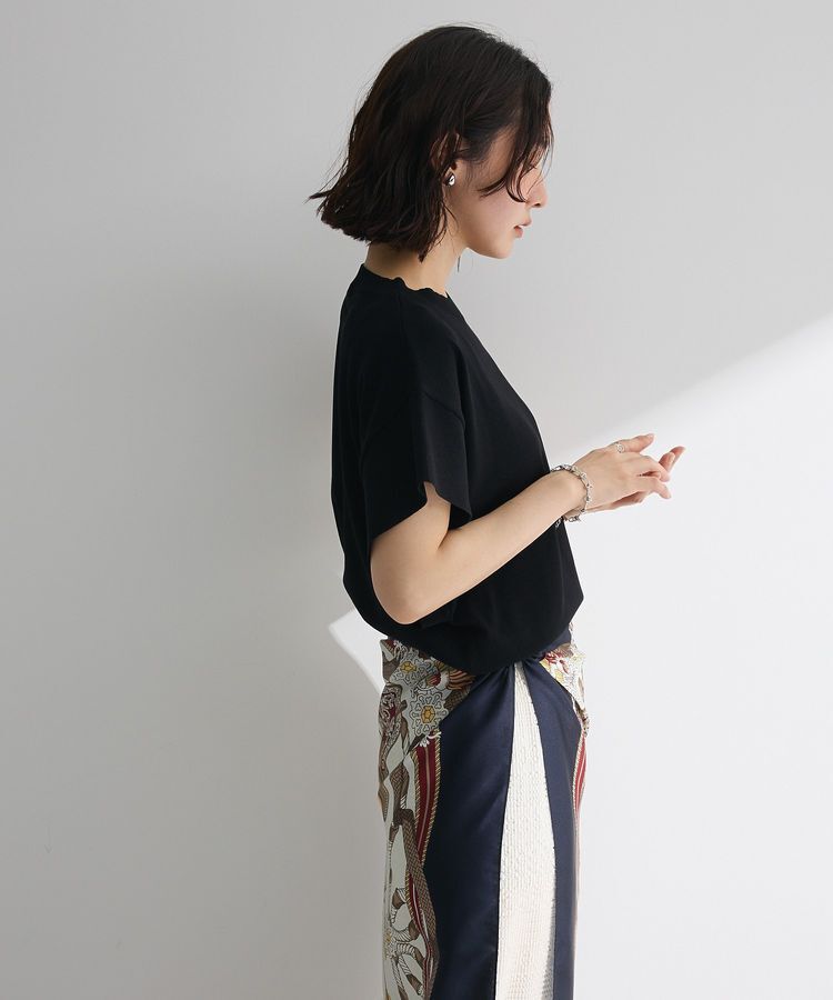 Green Parks「袖フレアフレンチスリーブニットプルオーバー」|ニット・セーター|