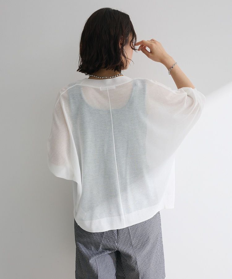 Green Parks「接触冷感七分袖カーディガン」|カーディガン|