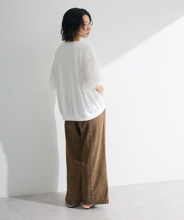 Green Parks「袖バルーンドッキングプルオーバー」|Tシャツ・カットソー|