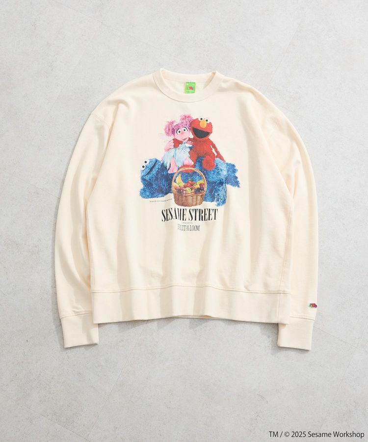 Green Parks「セサミストリートミーツフルーツオブザルーム スウェット」|スウェット・ジャージ|Ecru