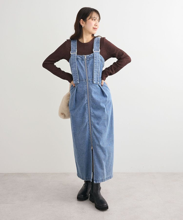 Green Parks「・SUGAR SPOON 2wayデニムジャンスカ」|ジャンパースカート|