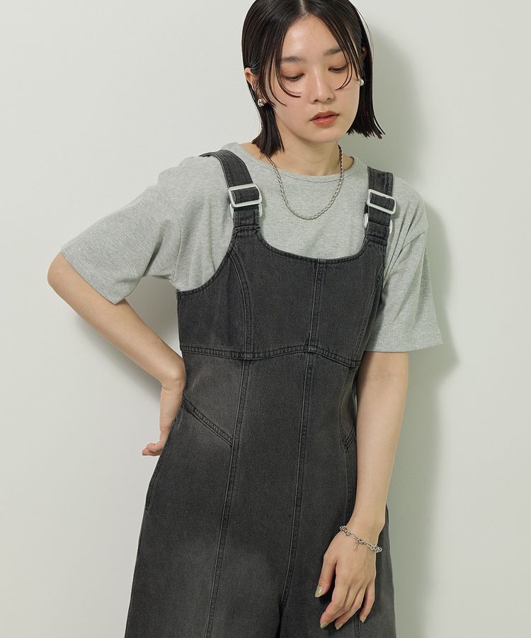 Green Parks「・SUGAR SPOON デニムコルセットオールインワン」|オールインワン|