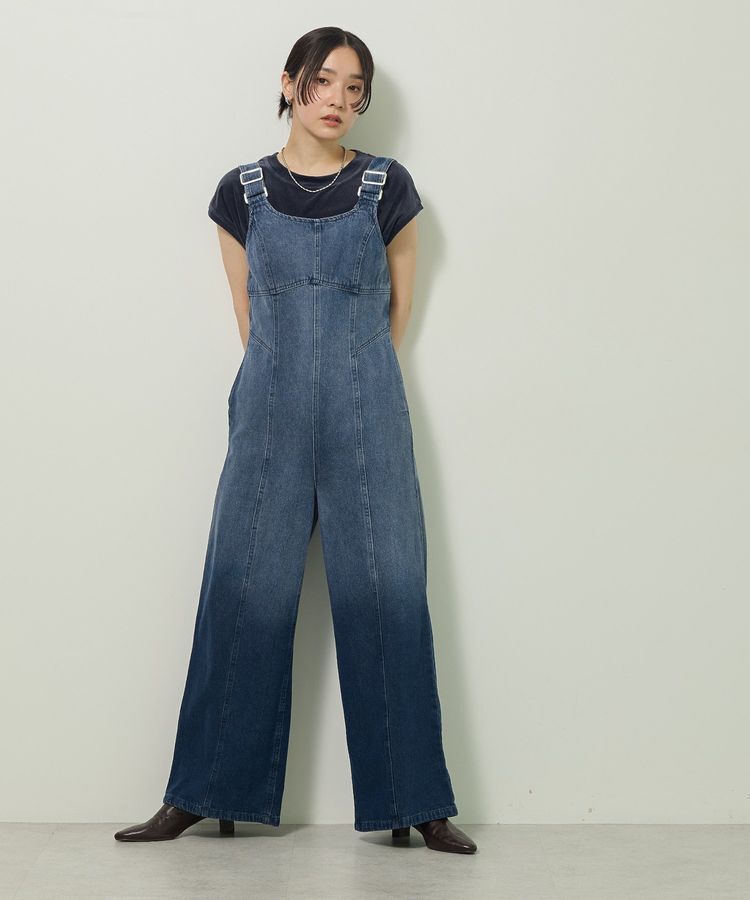 Green Parks「・SUGAR SPOON デニムコルセットオールインワン」|オールインワン|