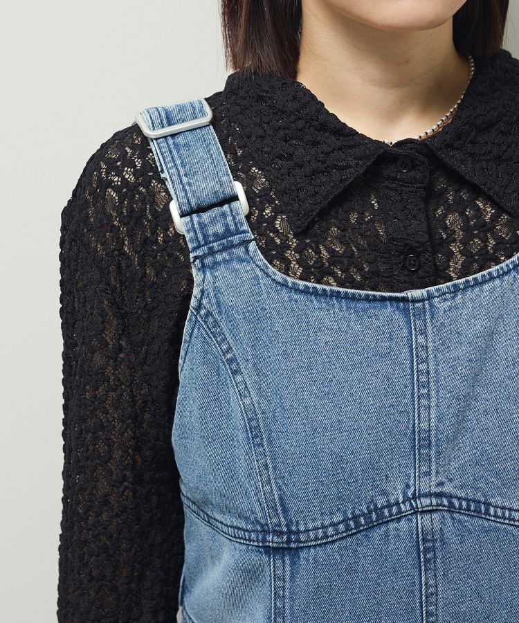 Green Parks「・SUGAR SPOON デニムコルセットオールインワン」|オールインワン|