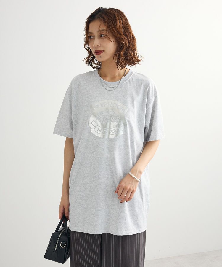Green Parks「■FRUIT OF THE LOOM 箔ロゴptTEE」|Tシャツ・カットソー|Gray Mixture