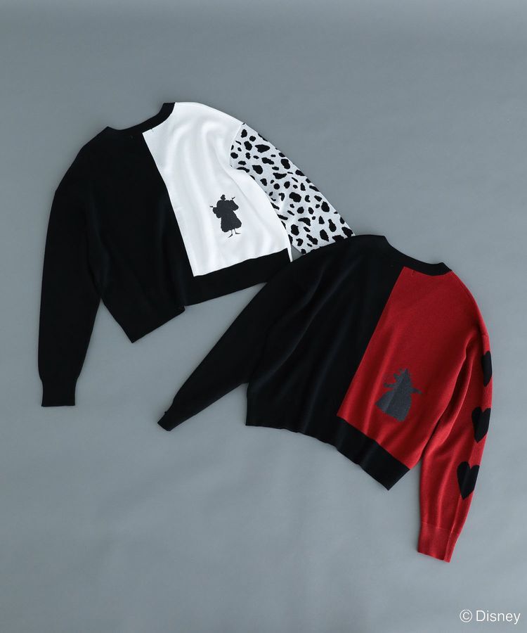 Green Parks「VILLAINS/アシンメトリーニットカーディガン」|カーディガン|