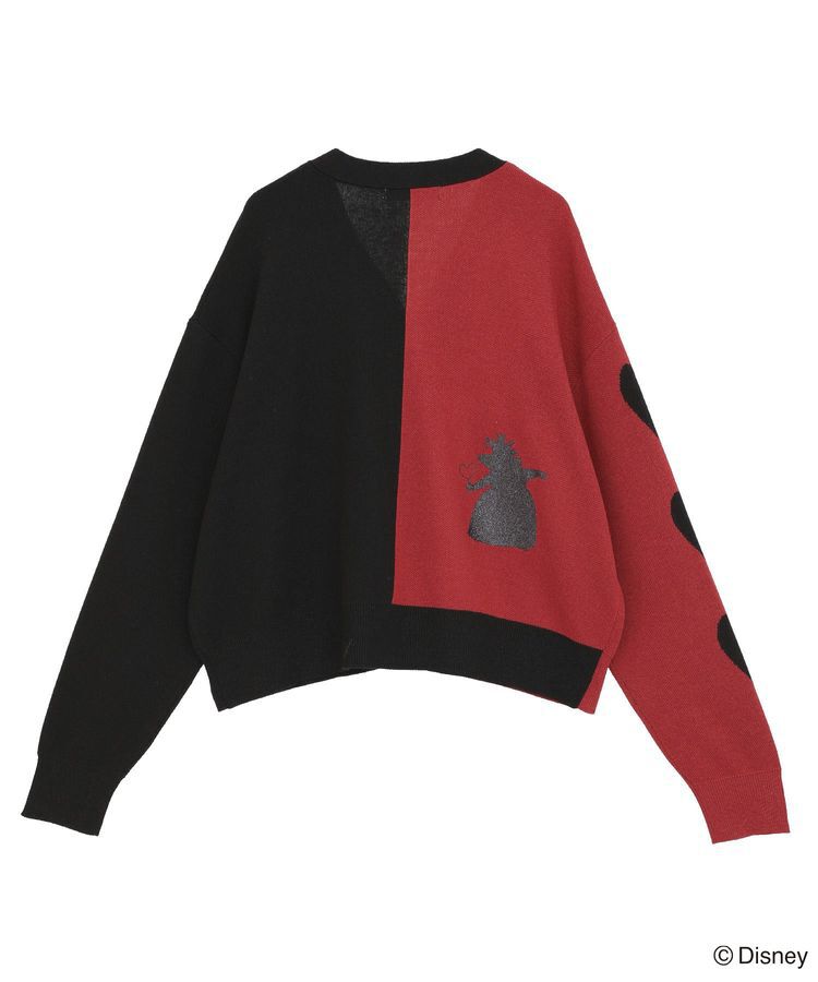 Green Parks「VILLAINS/アシンメトリーニットカーディガン」|カーディガン|