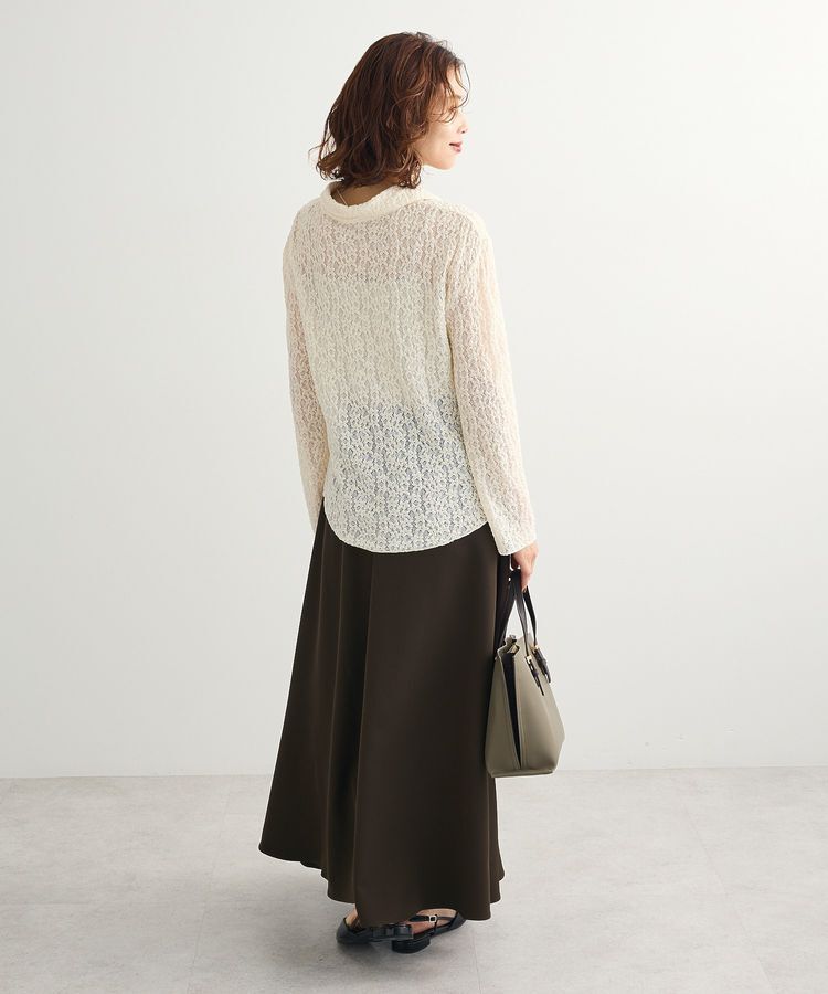 Green Parks「カットレースシャツプルオーバー」|Tシャツ・カットソー|