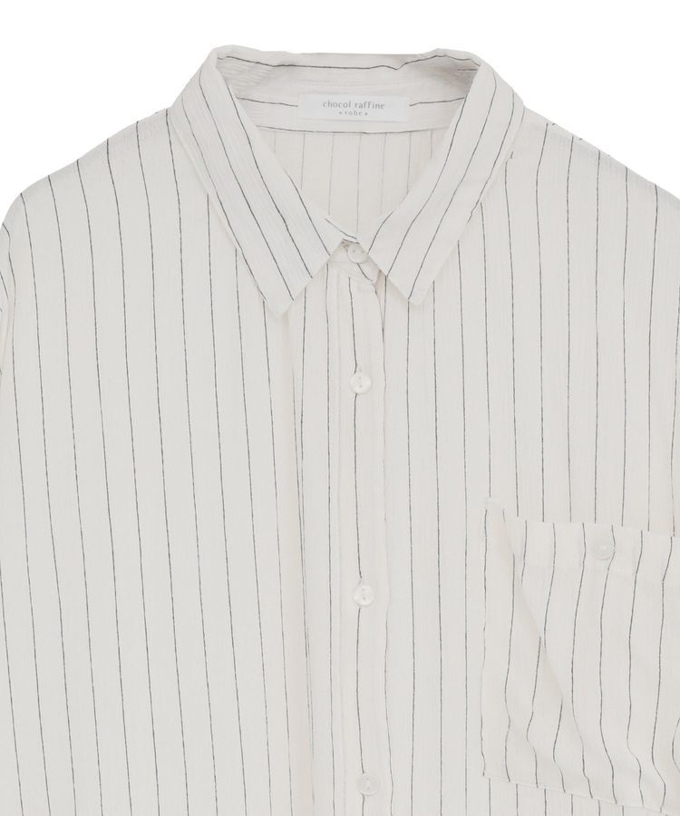 Green Parks「ターンバック長袖レーヨンチュニック」|チュニック|