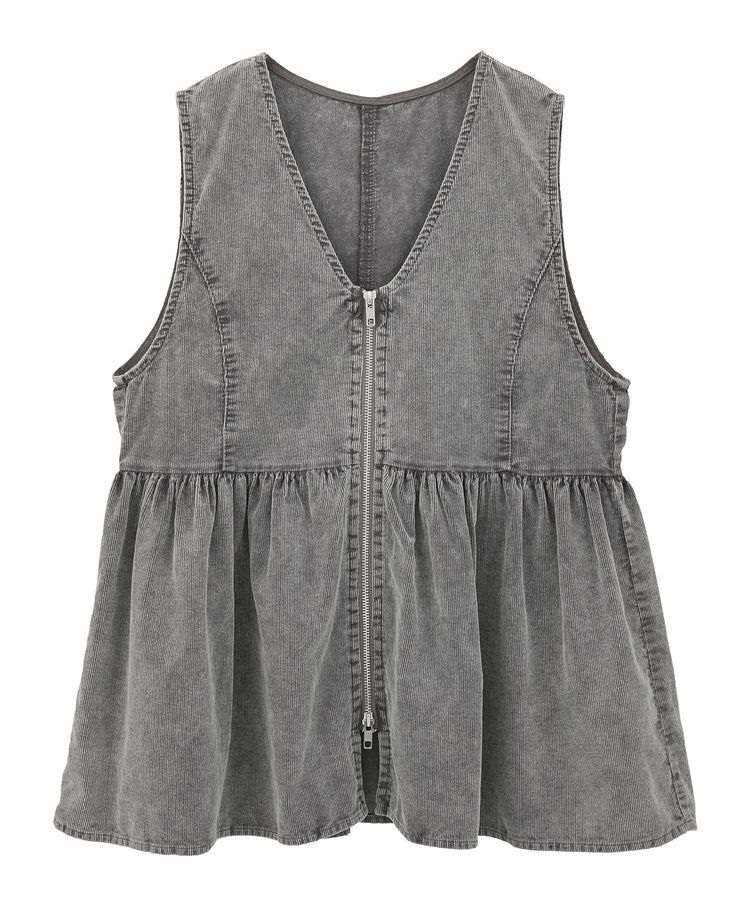 Green Parks「・ELENCARE DUE ケミカルコーデュロイベスト」|ベスト・ジレ|