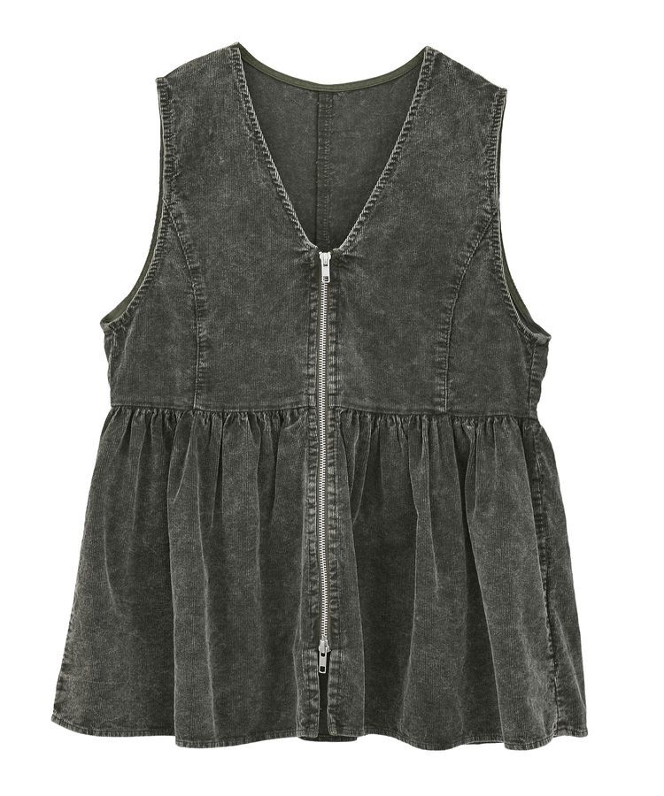 Green Parks「・ELENCARE DUE ケミカルコーデュロイベスト」|ベスト・ジレ|