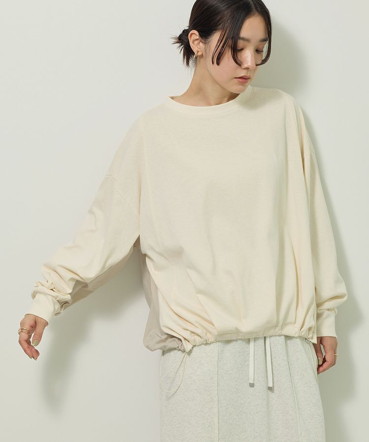 Green Parks「バルーンドッキングプルオーバー」|Tシャツ・カットソー|Ivory