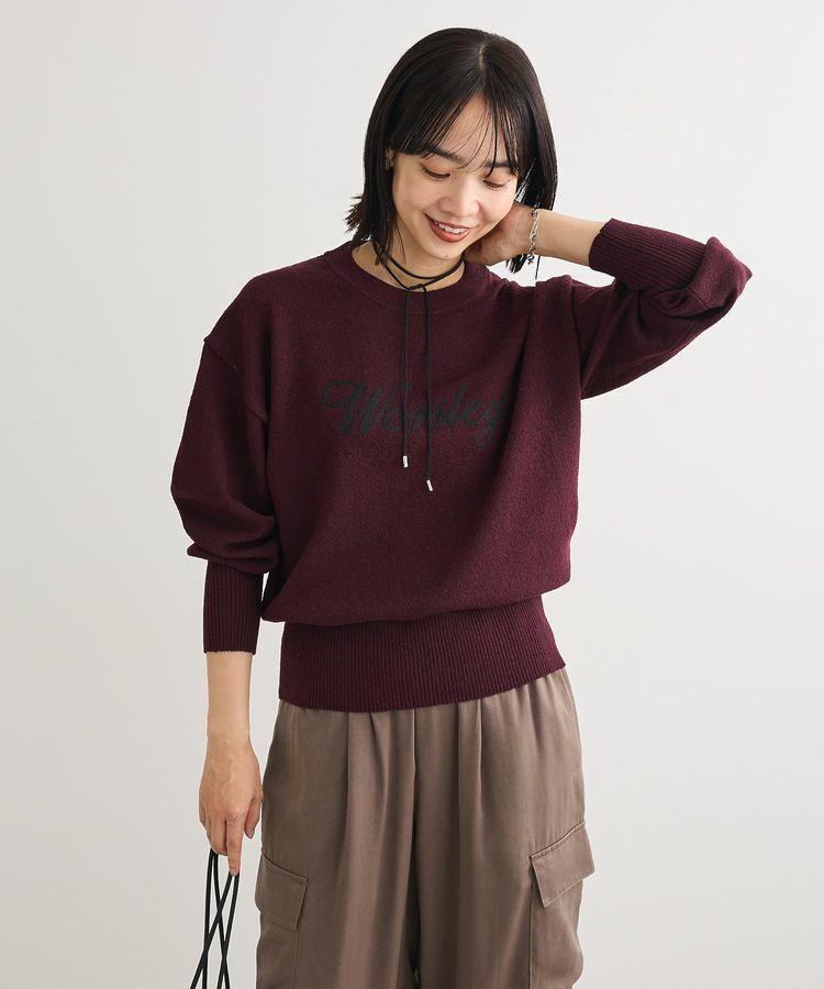 Green Parks「ブークレ-ロゴニットプルオーバー」|ニット・セーター|