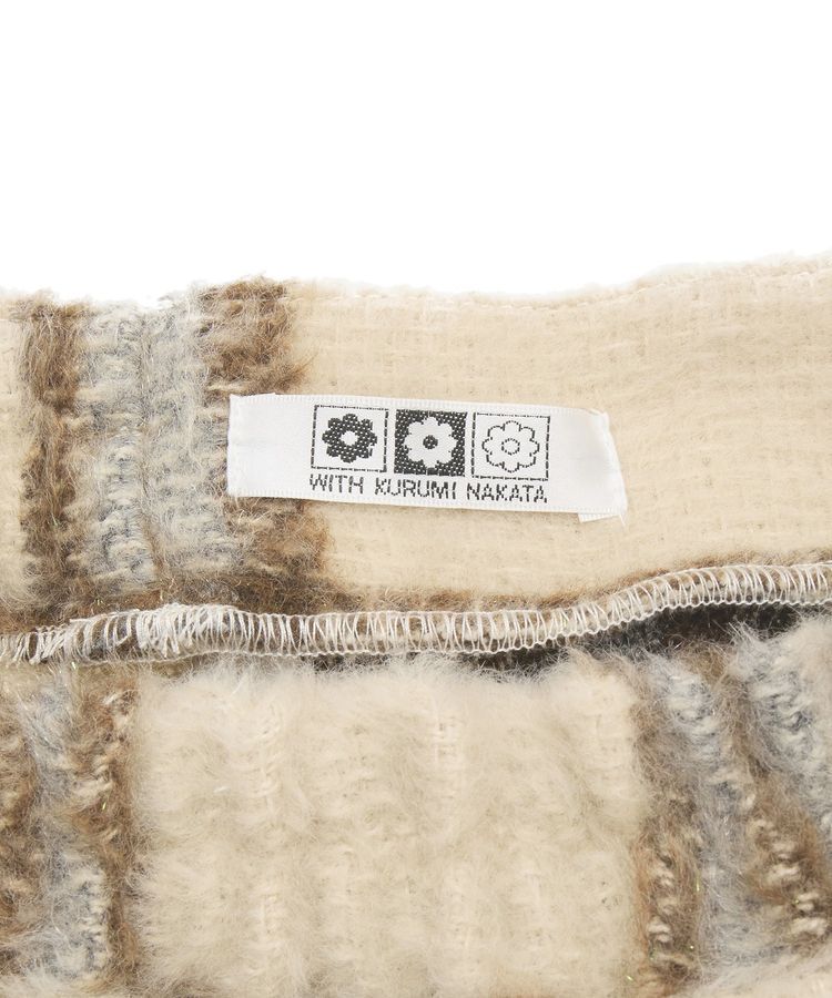 Green Parks「■WITH KURUMI NAKATA チェックラップスカート」|タイト|