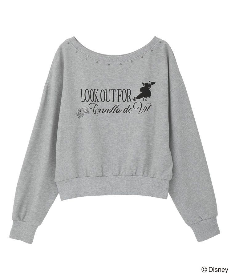 Green Parks「101匹わんちゃん/クルエラオフショルスウェット」|スウェット・ジャージ|