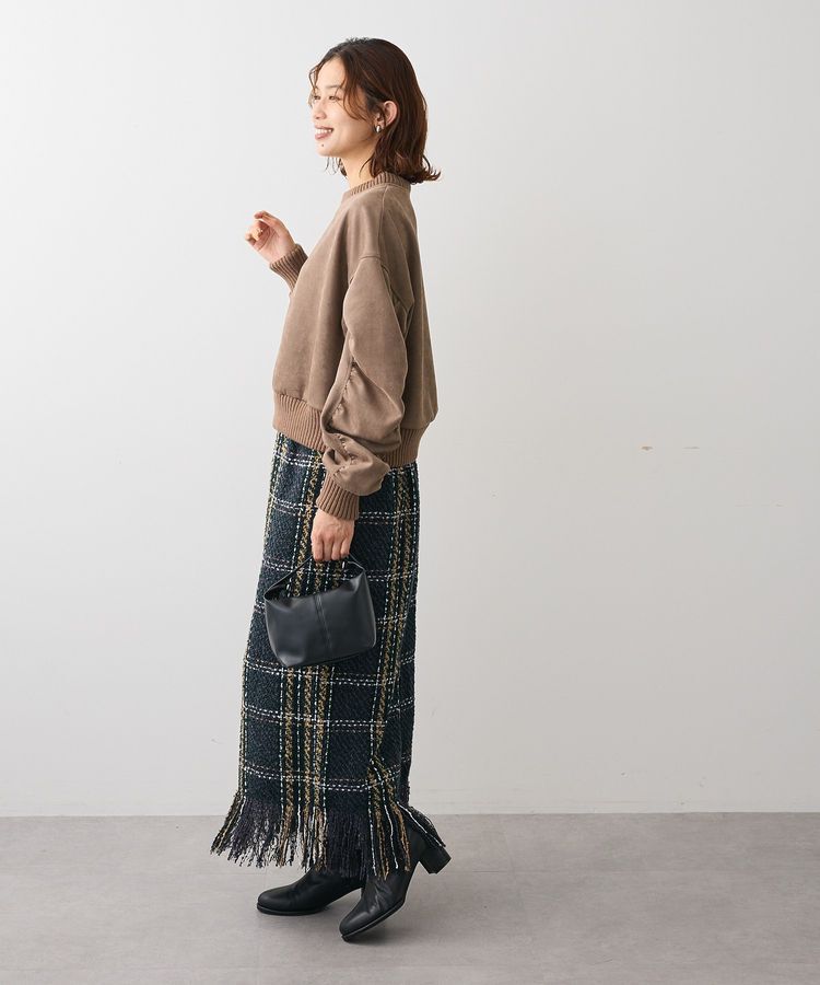 Green Parks「・ELENCARE DUE スエードポンチプルオーバー」|Tシャツ・カットソー|