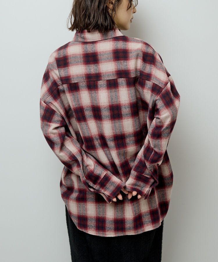 Green Parks「・ELENCARE DUE 2wayチェックビックシャツ」|チュニック|