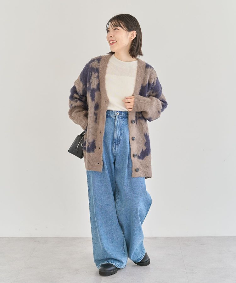 Green Parks「アニマル柄カーディガン」|カーディガン|