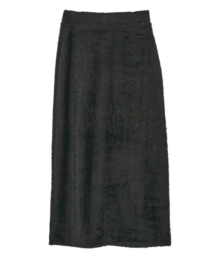 Green Parks「楽ちんシャギーIラインスカート」|タイト|