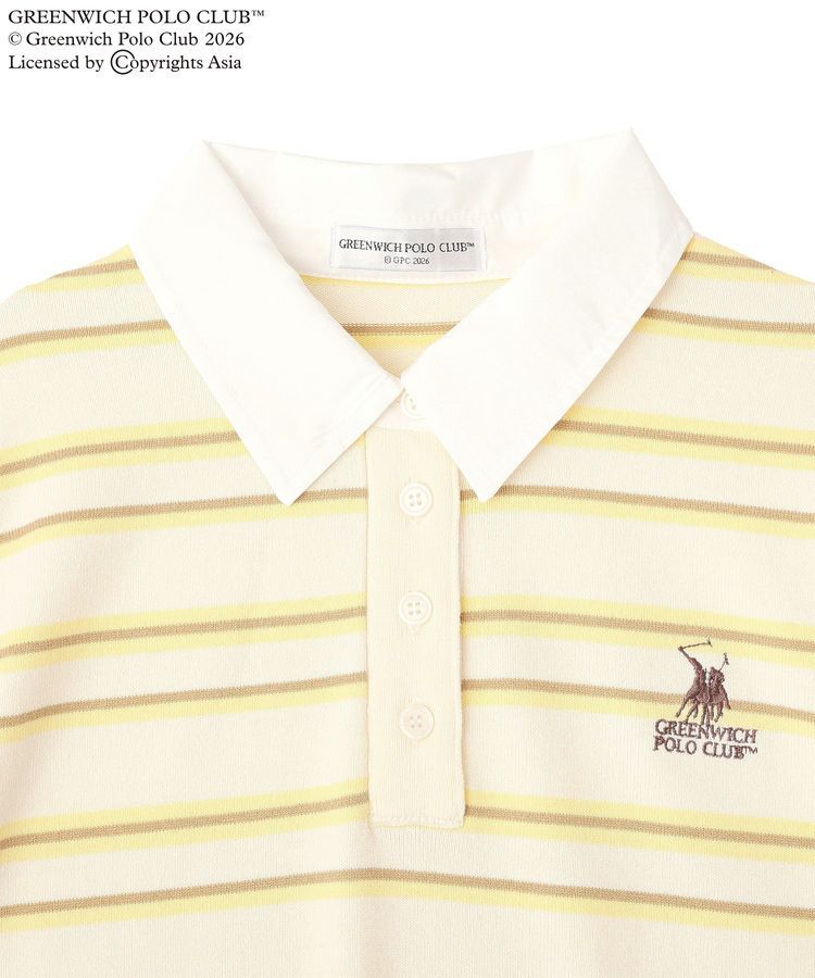 Green Parks「GREENWICH POLO CLUB(TM)布帛ドッキングポロニットプルオーバー」|Tシャツ・カットソー|