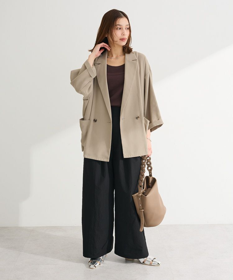 Green Parks「【楽しゃれUV】ツータックイージーパンツ」|その他|