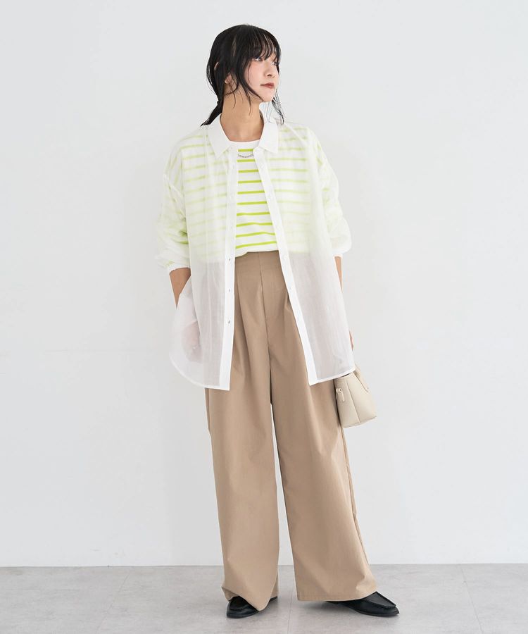 Green Parks「【楽しゃれUV】ツータックイージーパンツ」|その他|