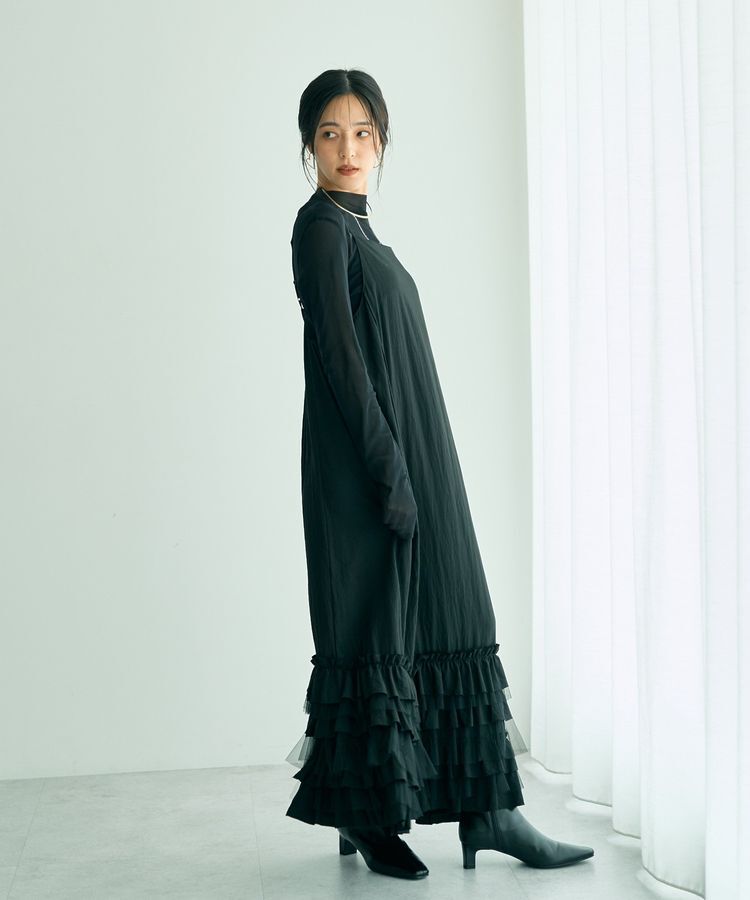 Editt by YECCA VECCA「ラッフルキャミワンピース」|ワンピース|