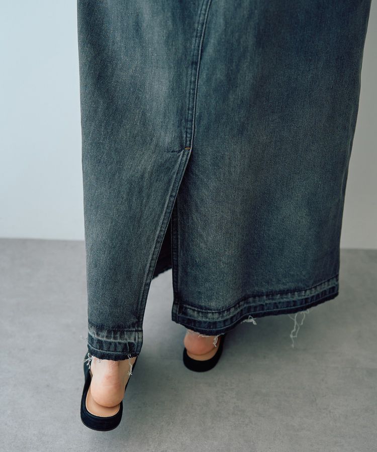 Editt by YECCA VECCA「ロングデニムスカート」|タイト|