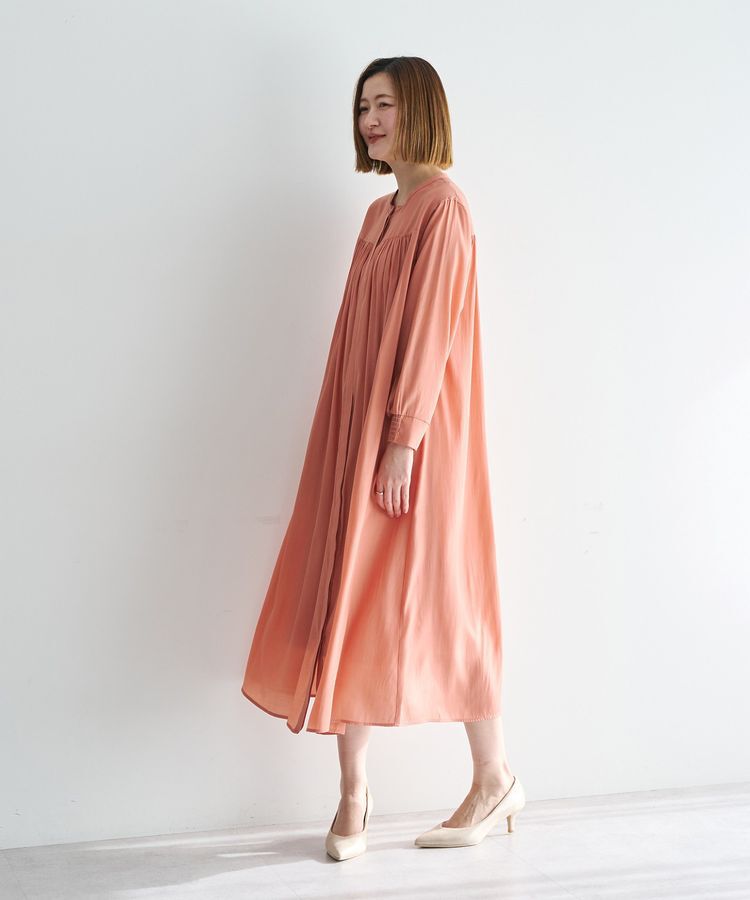 YECCA VECCA「ベルト付きギャザーワンピース」|ワンピース|