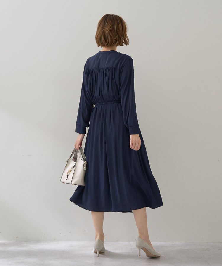 YECCA VECCA「ベルト付きギャザーワンピース」|ワンピース|