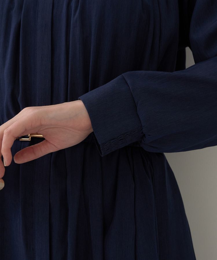 YECCA VECCA「ベルト付きギャザーワンピース」|ワンピース|