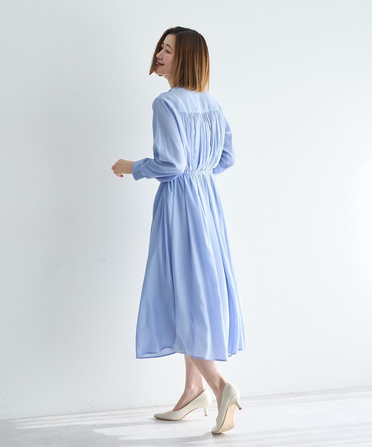 YECCA VECCA「ベルト付きギャザーワンピース」|ワンピース|