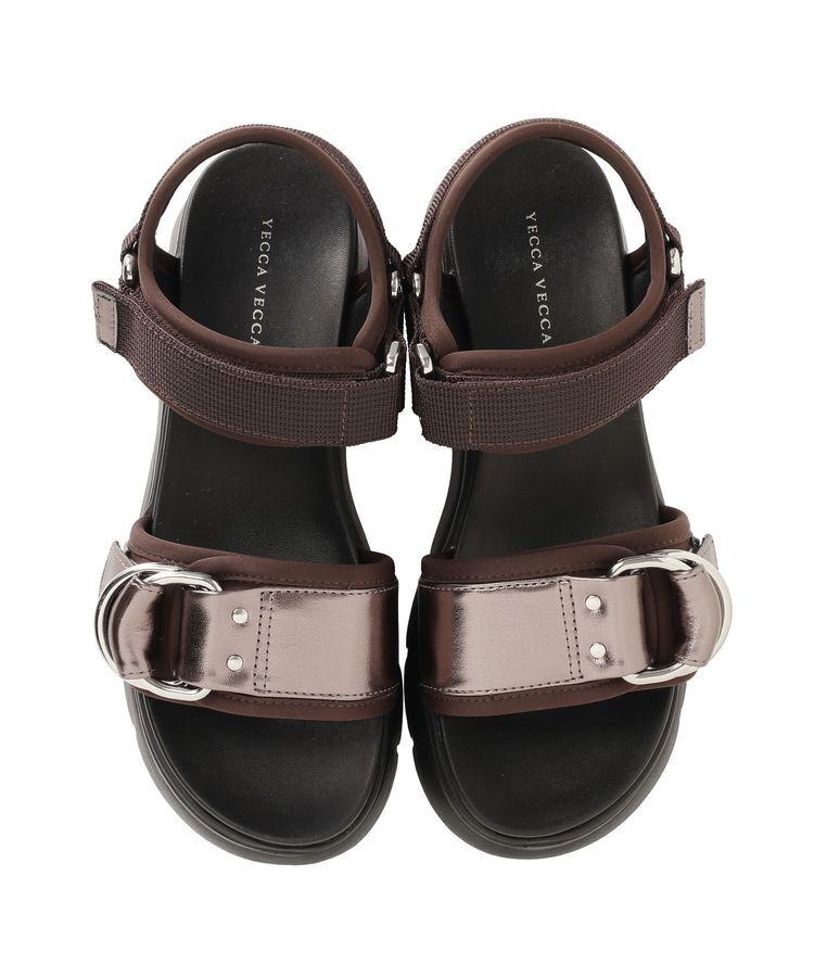 YECCA VECCA「バックルスポーツサンダル」|サンダル|