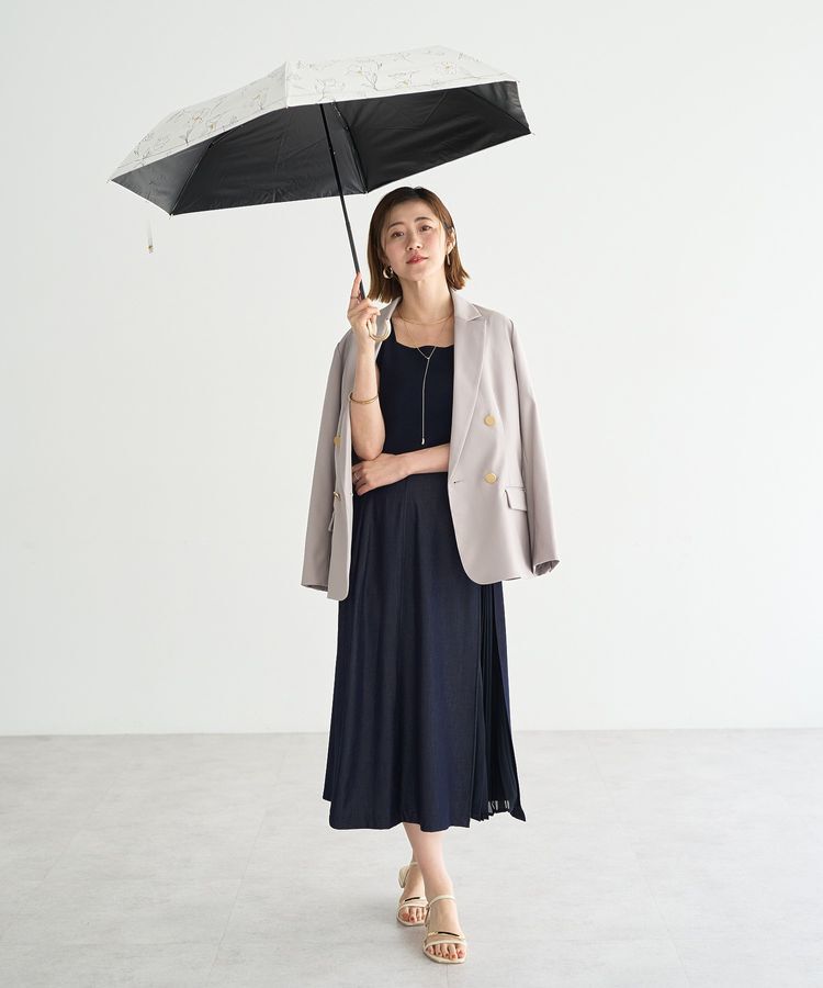 YECCA VECCA「【Wpc.】遮光フラワードローイングmini」|傘|