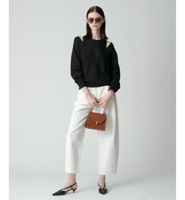 allureville「ディープV ネックレイヤードプルオーバー」|ニット・セーター|